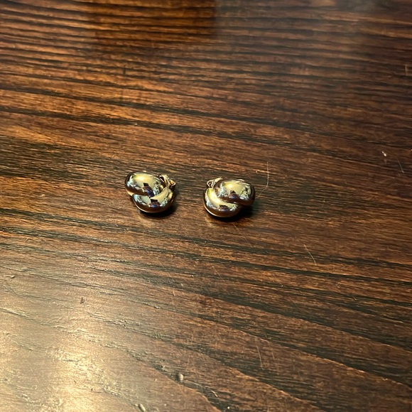 Vintage Christian Dior Gold Earrings - Picture 1 of 5